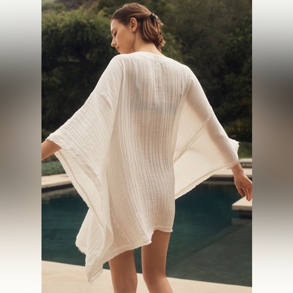 Anthropologie Pintuck Tunic Coverup - Picture 3 of 4